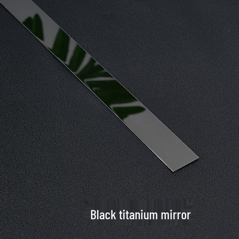 Самоклеящаяся декоративная настенная полоса из нержавеющей стали 10mm x 1m