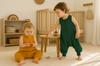 Muslin Sleeping Bag for Children with Legs XL 2-4 Years Summer TOG 1.0 - Mustard
