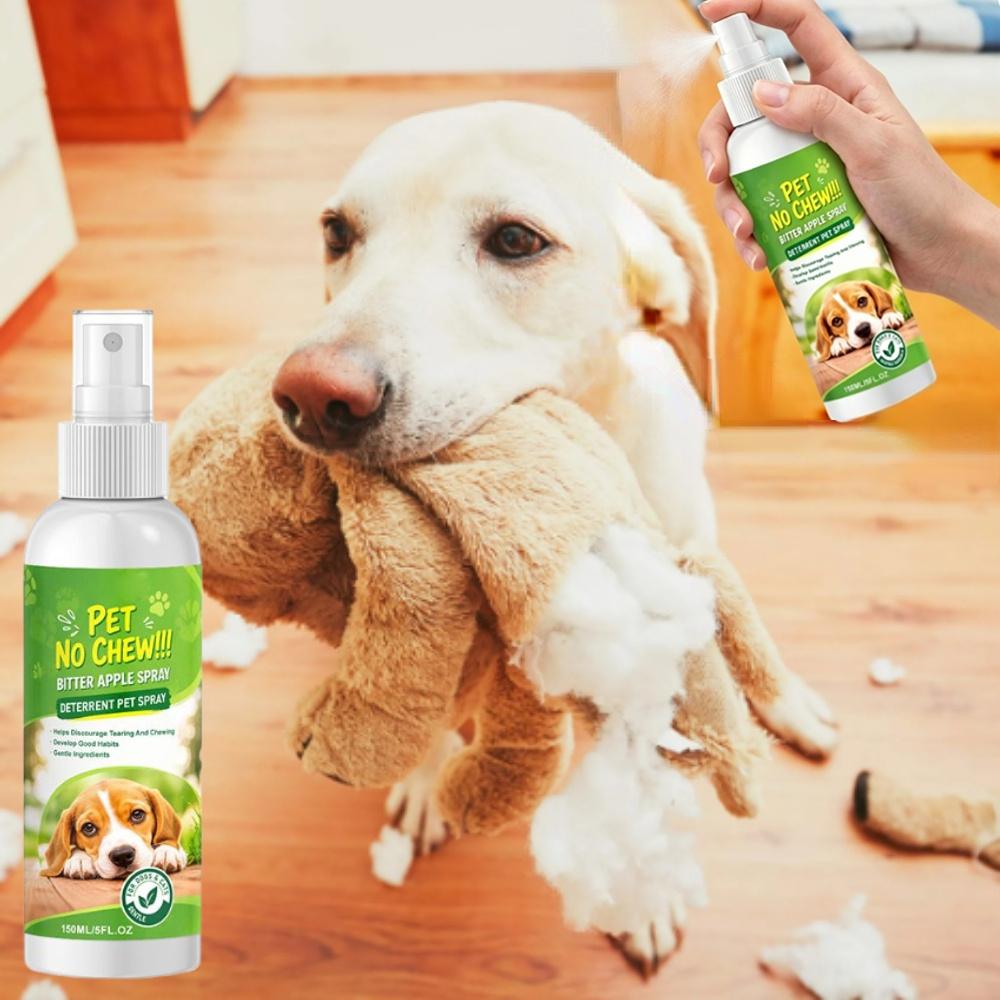 150ML Dog Bitter Spray Anti-Chew Training Aid Bitter Taste Repellent Effective Stop Pets Chewing Biting Pet Training Spray