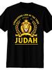 Conquering Lion of The Tribe Judah Gifts Tshirt8Retro Casual Short-Sleeved T-Sh