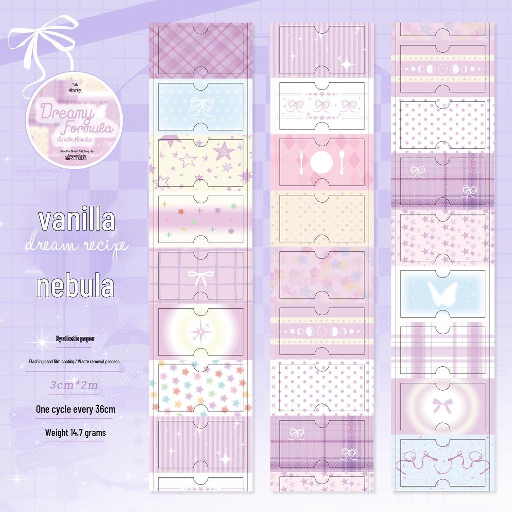 Nastro Washi Tagliato a Forma e Adesivi Memo Materiale Ins Yuxian Sweet Dream
