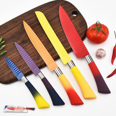 5Pcs Knife Sets Kitchen Knives Set Chef Knives Kitchen Stuff Slicing Knife Fruit Boning Cutter