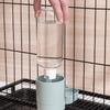 Pet Cats Dogs Drinking Fountain Feeder Pet Cage Hanging Bowl Food Container Water Feeder Dispenser For Puppy Cats Dogs Rabbit