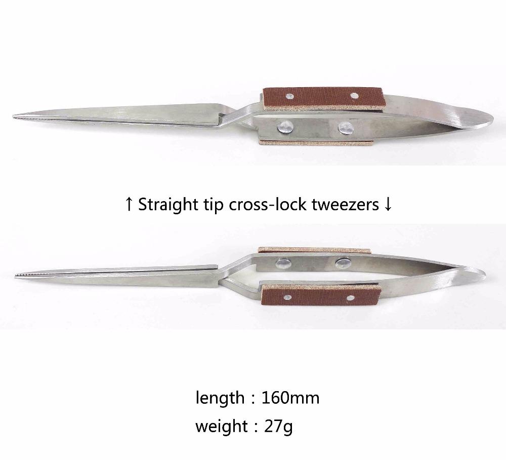 

1 шт. профессиональный пинцет для пайки ювелирных изделий, прямой изогнутый наконечник, самофиксирующийся сварочный пинцет с крестообразной фиксацией, инструмент для изготовления ювелирных изделий, ремесленный инструмент для ювелира 1