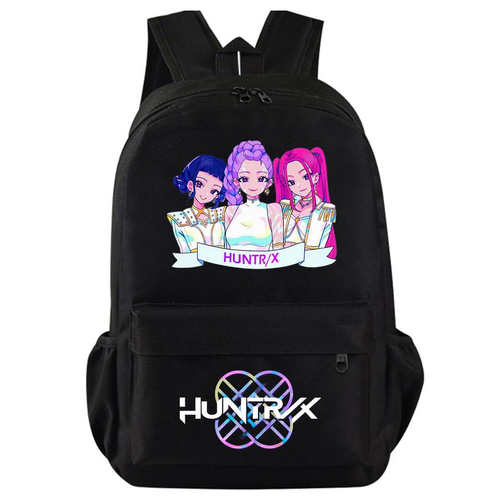 Kpop Dämonenjäger Bedruckter Rucksack für Teenager Studenten Mädchen Jungen Schultasche Schultasche Damen Große Kapazität Reisetasche Kindergeschenk Rucksack