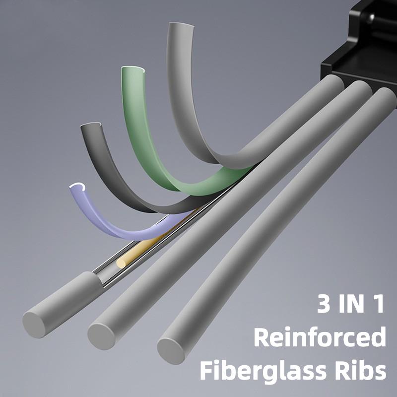 Windproof Automatic Folding Umbrella, 125Cm Large Umbrella Surface, Sun Uv Protection Upf50+ Rain Umbrellas For Man And Women