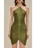2026 European & American Fashion Tassel Halter Backless Dress - Spring/Summer Collection