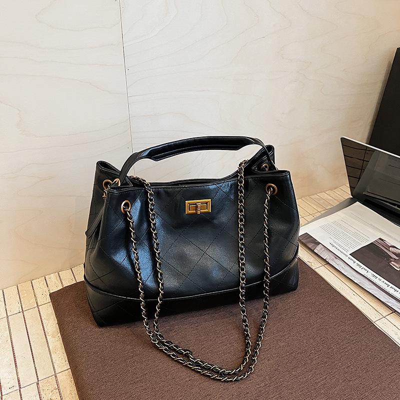 Korean Fashion Women's Large Capacity Versatile Crossbody Tote Bag