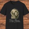Mir geht’s gut Mittelalter T-Shirt, Dunkler Humor Shirt, Sarkastisches Gothic Tee