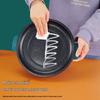 110V Mini Non-Stick Electric Baking Pan & Frying Pot: Multifunctional Home Oven & BBQ Stove