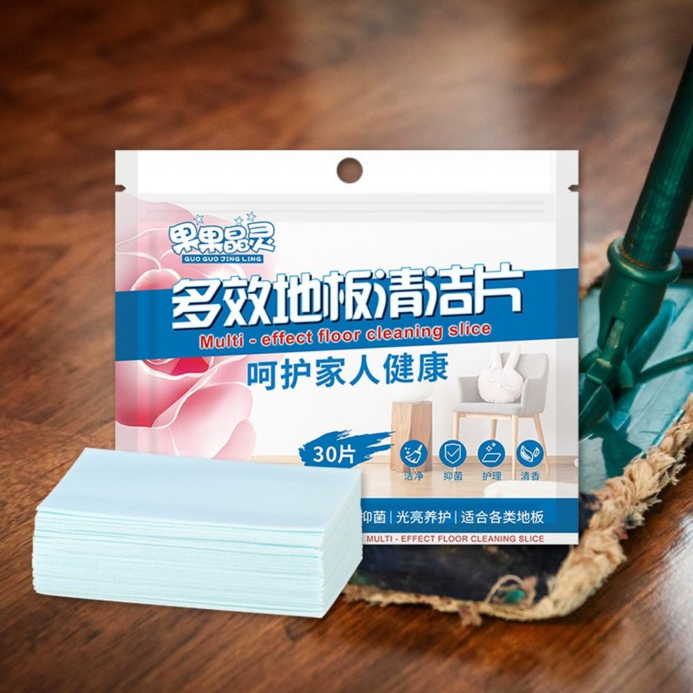 30 Sheet Portable Wooden Floor Cleaning Tabletstiles Hard Surfaces Concentrated Washing Powder Detergent Washing Machines