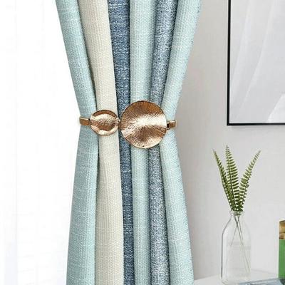 Curtain Tiebacks, Curtain Ties For Drapes, Alloy Leaf Curtain Tie Backs, Modern Curtain Holdbacks For Thin Or Thick Home   Window Draperies 1PC