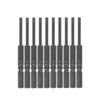 Nigao Phosphating Black Electric Screwdriver Bit 801, 5mm Shank, Strong Magnetic, Hardened Air Screwdriver Head.