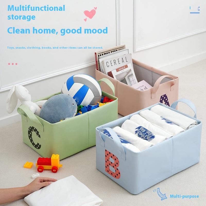Home Clothes Storage Basket Bedroom Toy Storage Box Dormitory Storage Organizer Foldable Socks with Large Capacity