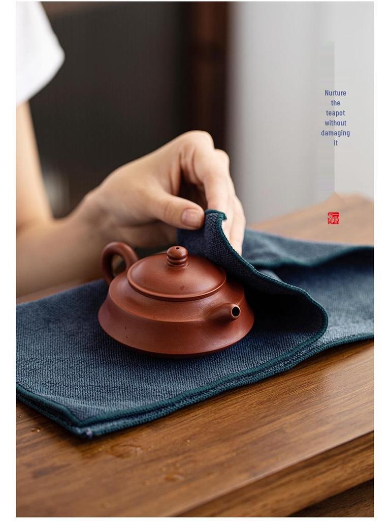 High-Grade Absorbent Tea Table Mat and Towel Set