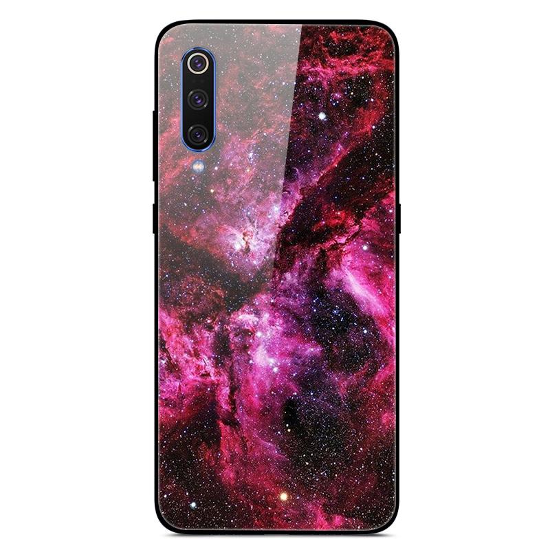 For Xiaomi Mi 9 Mi9 SE Tempered Glass Case Hard Cover Phone Case For Xiaomi Mi 9 SE Mi9 T 9T Pro Cases Redmi Note 9S 9 S Cover