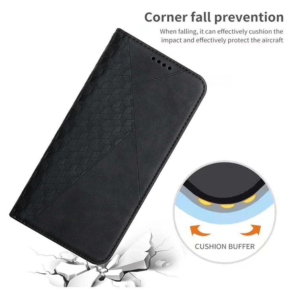 Leather Case For Xiaomi 14T Pro Redmi Note 14 13 Pro Plus 12 Turbo 12S Redmi 14C 13C 12C 11A C75 Kickstand Flip Card Slot Cover