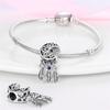 925 Sterling Silver Colorful Zircon Dreamcatcher Charms Beads Pendants FitFashion Original Bracelets DIY Jewelry Making