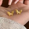 Colorful Handcrafted Butterfly Stud Earrings Are Stylish and Simple in Design, Lightweight and Cute for Everyday Wear