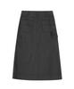 Yunibeosyeolobeolol Slub Fatigue Long Skirt Black