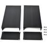 ABBP-Aluminiumlegering Zwart Zand Elektronische Behuizing DIY Projectdoos 55X106x200mm Beschermhoes