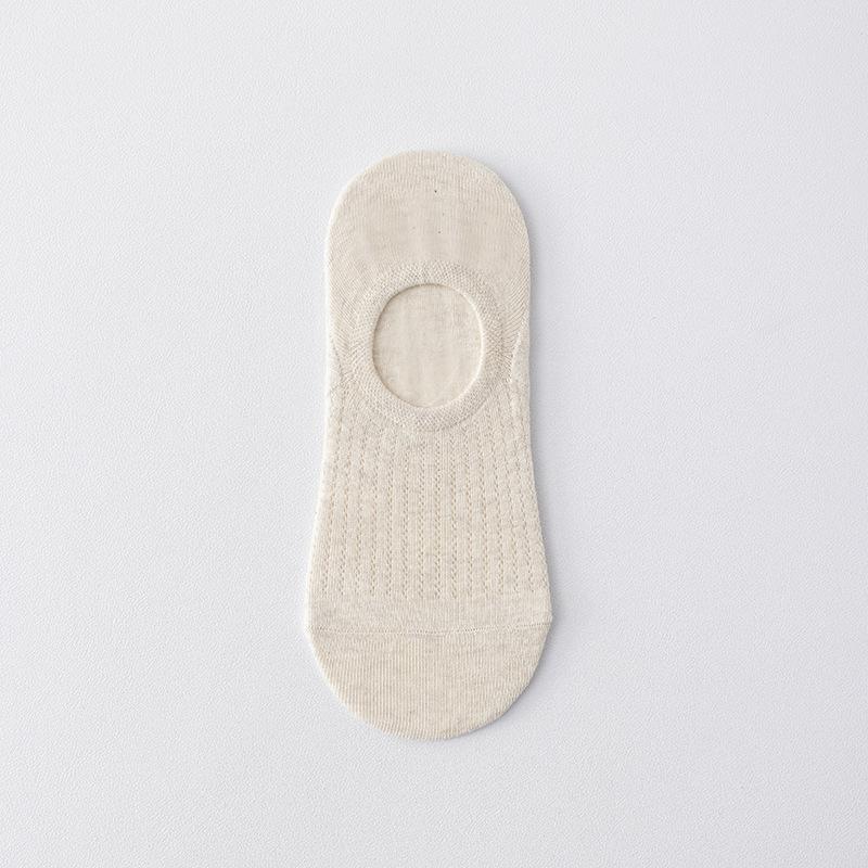 

Женские летние тонкие сетчатые бесшовные дышащие антибактериальные носки с нескользящей пяткой 1 pair