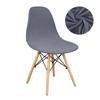 Velvet And Polar Fleece Fabric Shell Chair Cover Stretch Scandinavian Chair Covers Dining Seat Cover For Hotel Home Living Room