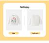 Toddler & Kids' Cute Unicorn Print Crew Neck Sweatshirt - Autumn/Winter 2026 Fashion