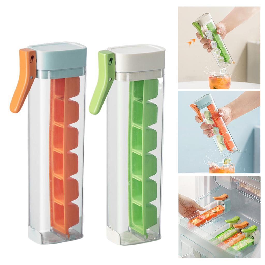 Single Hand Press Ice Tray Easy Release Flexible Design Ice Maker For Quick Ice Making In Home And Office Settings