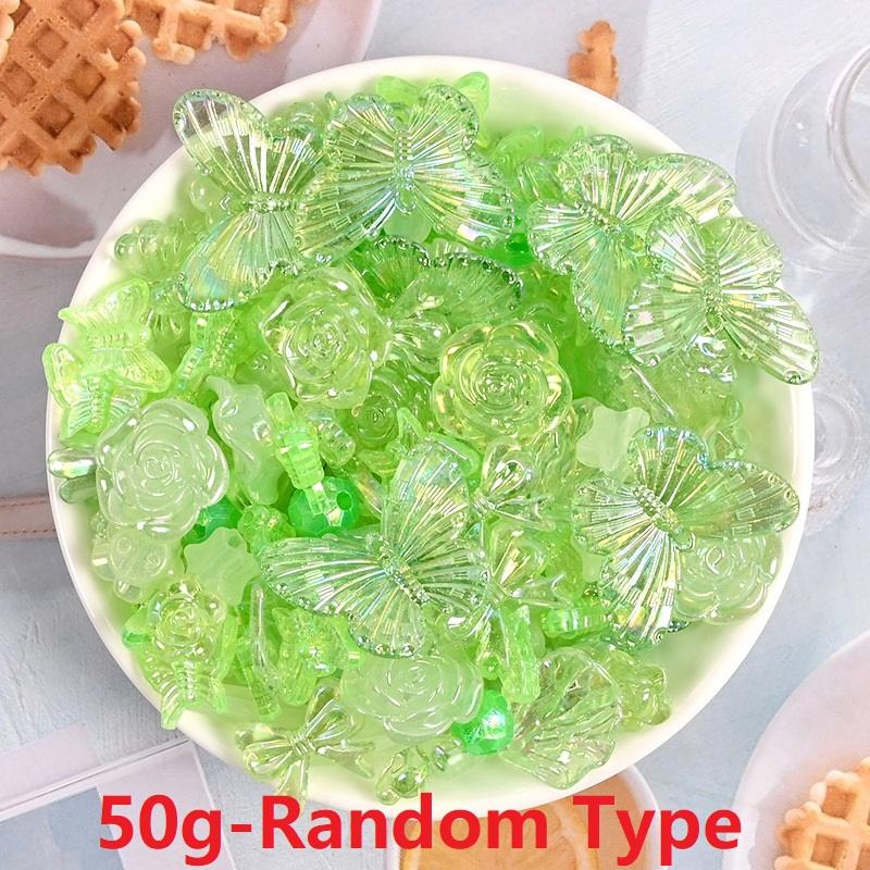 50g Kristall Glitzer Gelee Kleber DIY Handyhülle Dekoration Diy Haarnadel Sahne Kleber Zubehör Simulation Kuchen Materialtasche