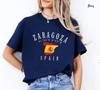 Zaragoza Spanish Shirt Tshirt Gift Unisex Soft and Comfortable Highquality Sports Tshirt