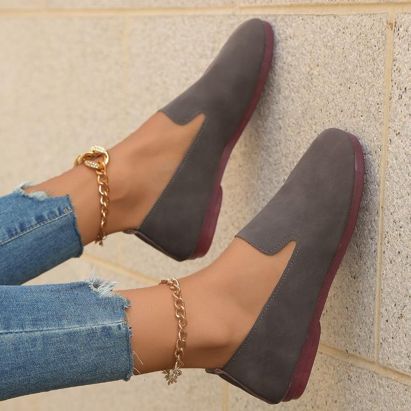 Mode 2025 Mode Damen Schuhe Slipper Damen Ballerinas Neu Runde Zehenpartie Lässig Leicht Bequem Übergröße Bestseller Flach Niedrige Absätze