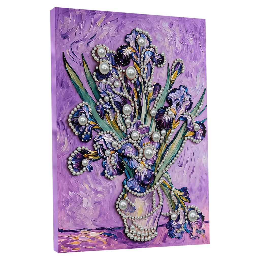 DIY Pearl Gem Paintings Picture Arts Craft With Frame 30x40cm for Adults Beginners Home Wall Decor