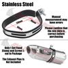 For SC project Arrow Yoshimura AK Brother Mivv Leovince Austinracing Etc Exhaust Tail Pipe Carbon Fiber Stainless Fixed Clamp