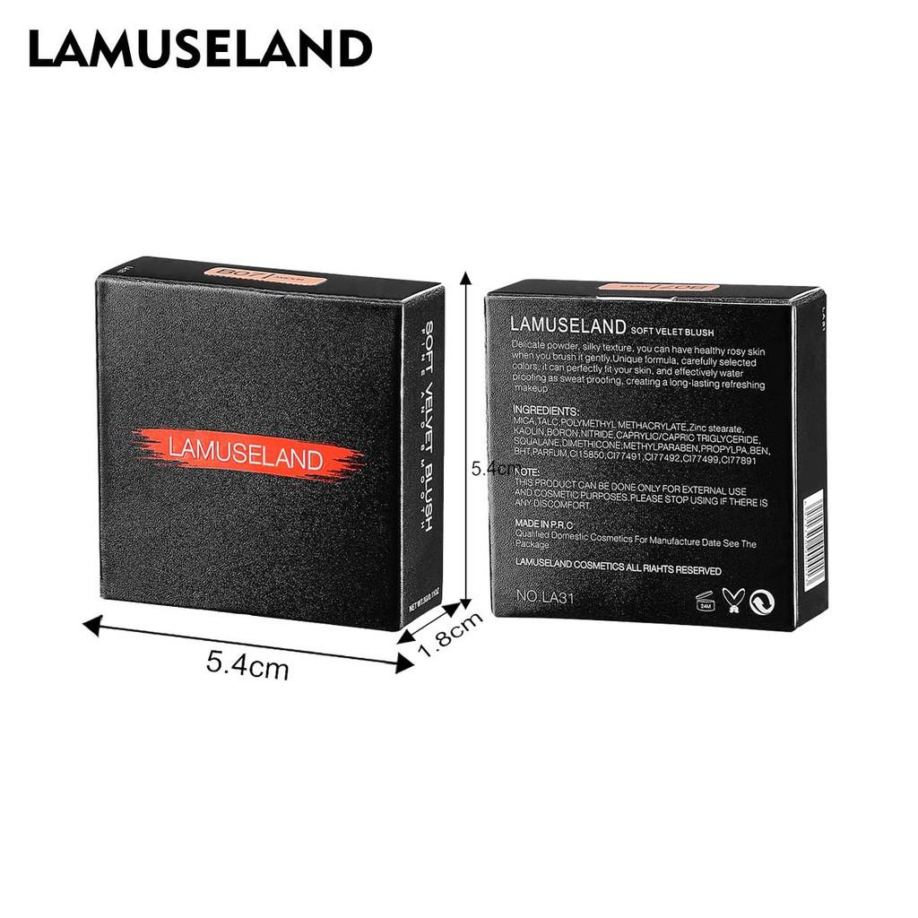 LAMUSELAND Fard de obraz Velvet Fard de obraz cu pensula pentru fard de obraz #LAS301