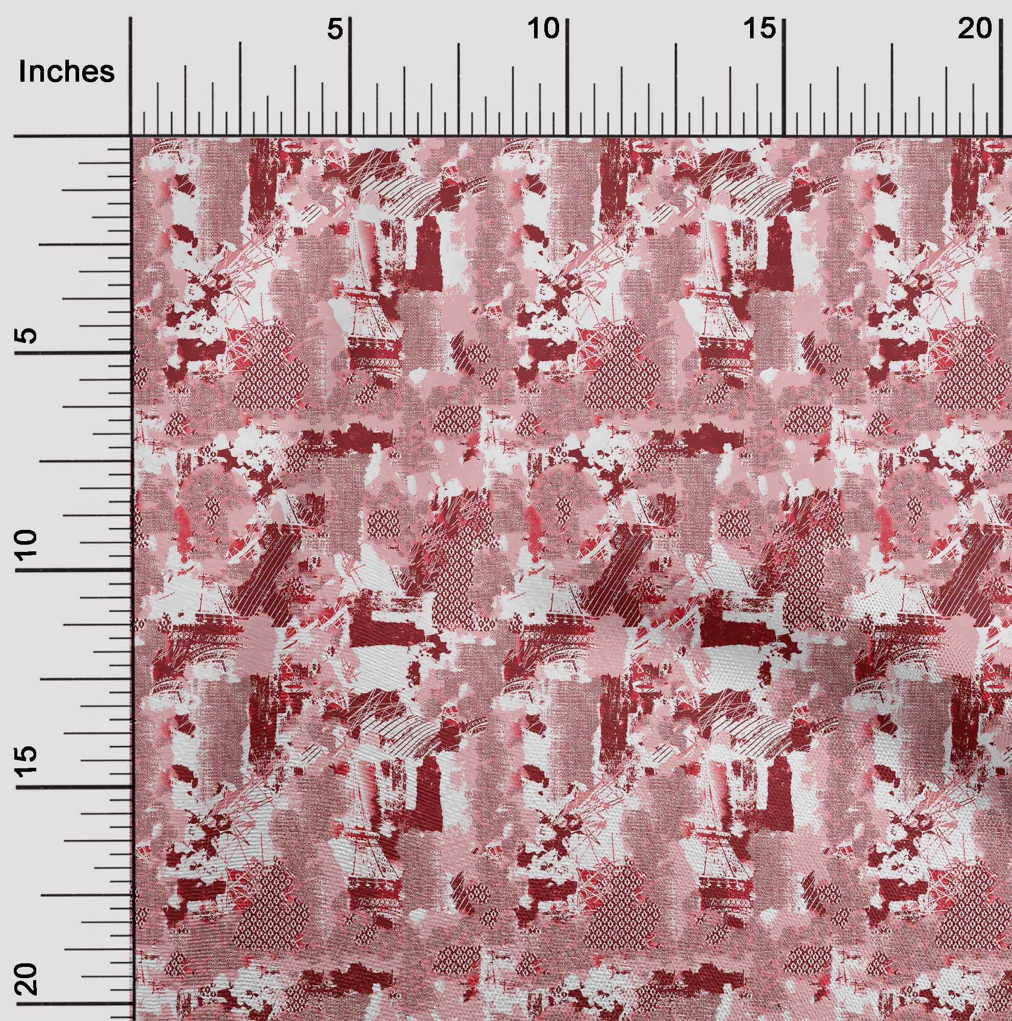 

OneOone Cotton Flex Light Beige Fabric Abstracts Одяг своїми руками Тканина для стьобання Тканина з принтом Тканина на двір 40 дюймів 42 Inch Wide - Viscose Chiffon лососевий