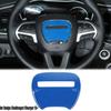 Niebieska Dekoracyjna Pokrywa Środka Kierownicy dla 2015-22 Dodge Challenger Charger