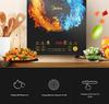 Midea WH2202S Multifunktions-Induktionskochfeld mit hoher Leistung für Wokgerichte und den Gebrauch im Studentenwohnheim