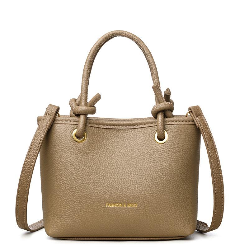 

Модная женская сумка-ведро Новая большая вместительная сумка Универсальная повседневная сумка-мессенджер через плечо для поездок на работу хаки