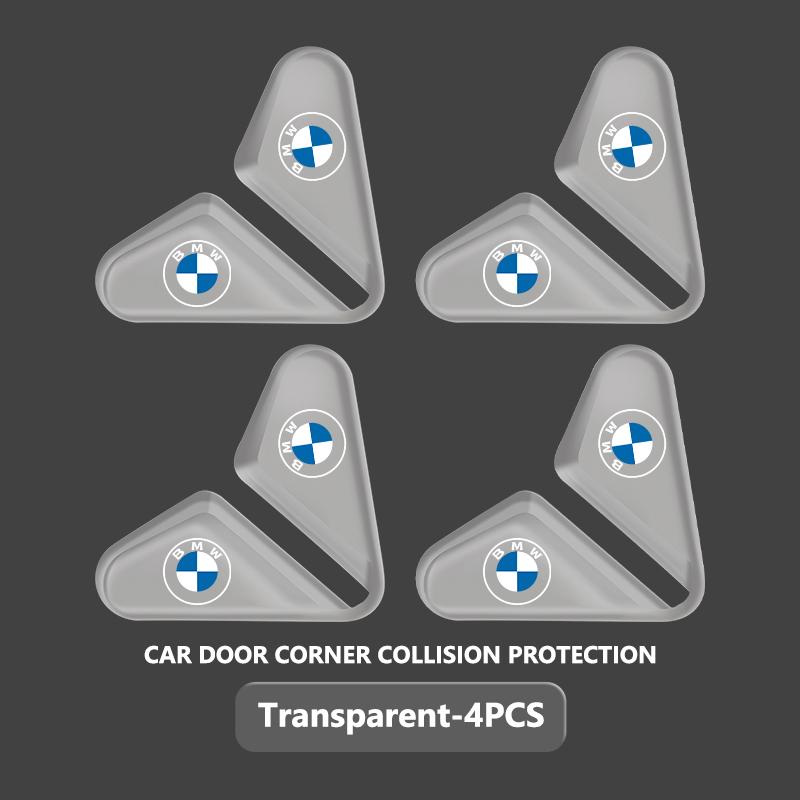 2/4pcs Car Door Corner Protective Anti-collision Guard Covers For BMW Performance M E87 E30 E46 E28 F35 G20 E93 F20 X3 X