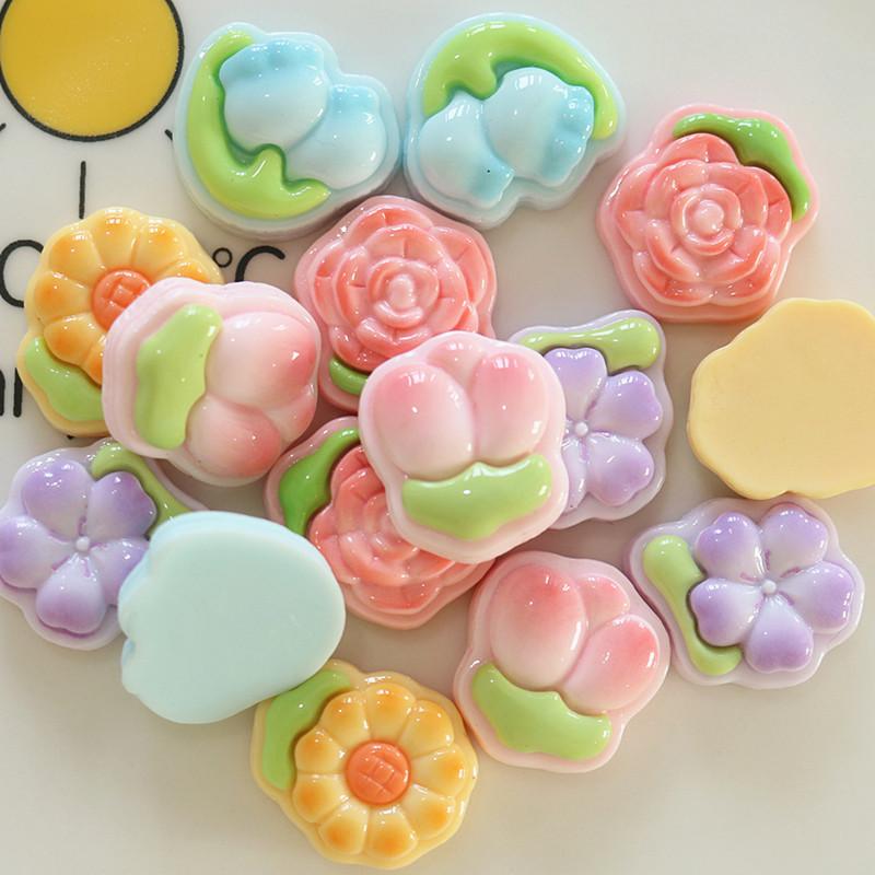 Handgefertigte Nähprodukte Harzblumendekoration DIY Handwerkskunst Dekoration Schmuck Handyhülle