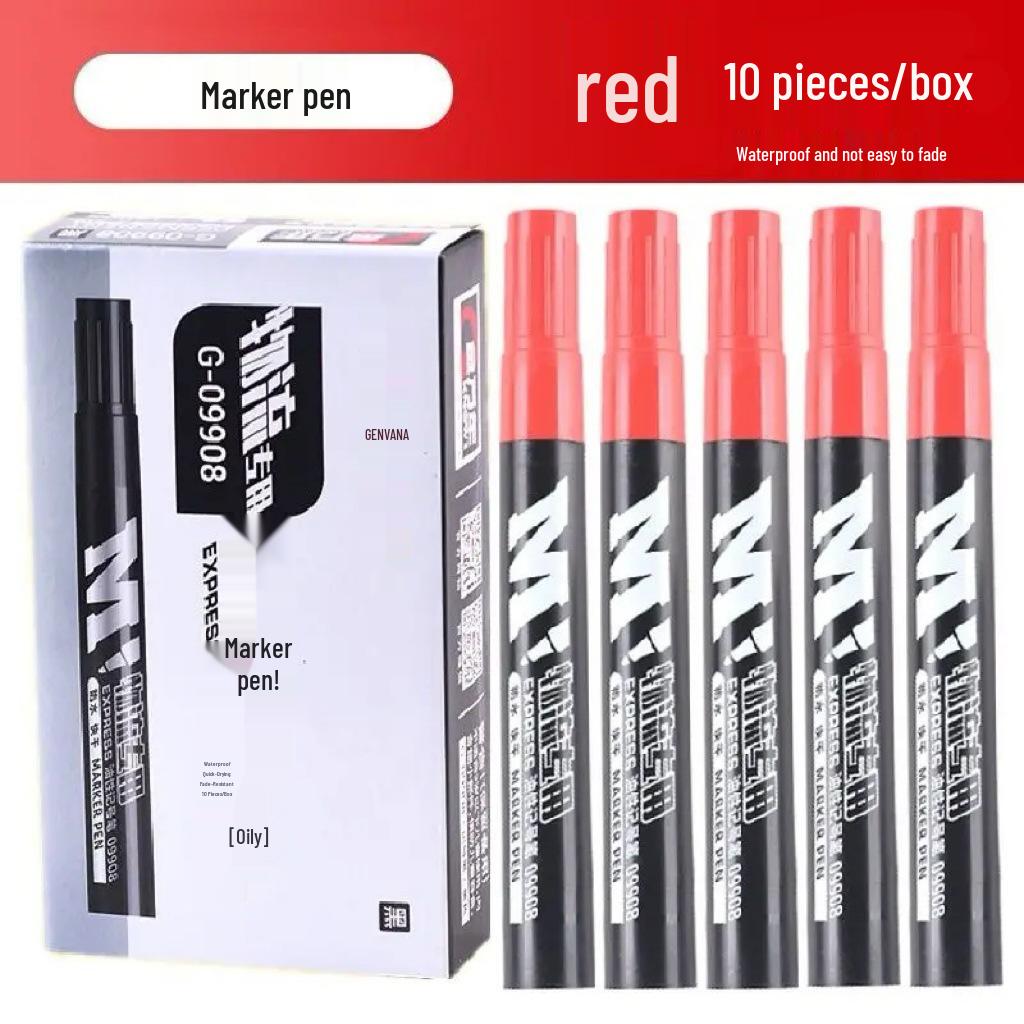 Jin Wannian G-0932 Quick-Dry Thick Oil-Based Marker - Broad Tip for Express Delivery