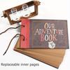 20 Stron DIY Album Przygodowy Album na Zdjęcia Ręcznie Robiony Scrapbook Księga Przygód Retro Album Kraft Rocznica Ślubu Księga Gości Weselnych