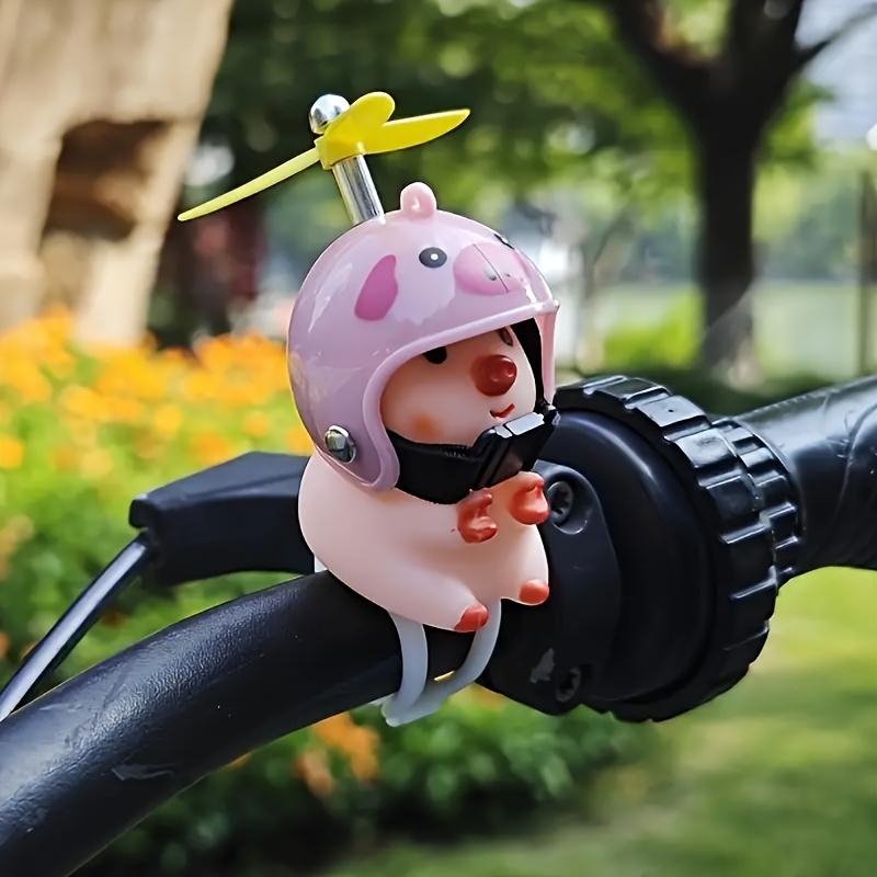 Adorable Pig and Unicorn Motorcycle Decor - Suitable for Bicycle and Mountain Bike Handlebar Hanging, Creative Number 8 Pool Design, Top Choice for Fr