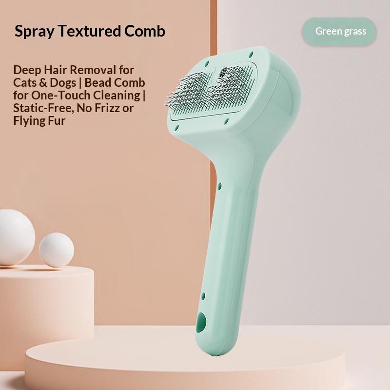 ABS Material Steam Anti-Fly Fur Pet Grooming Comb Rechargeable Water Sprayer Deshedding Massage Accessory Household