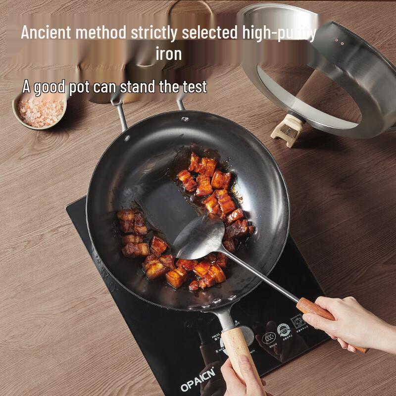 Cooker King 30cm Cast Iron Wok
