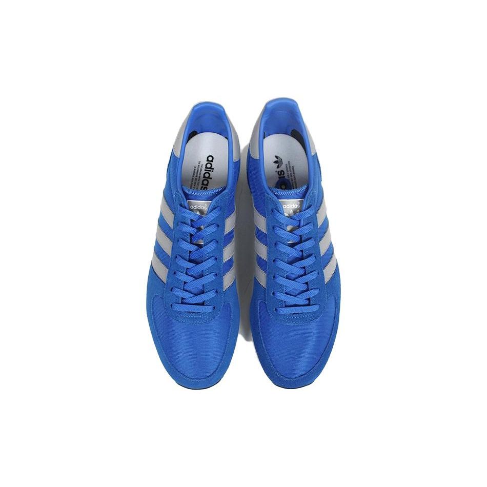 Adidas Originals ZX Racer S79204 Men's Low Top Bluebird Grey White Nylon Suede Retro Casual Sneakers