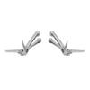 Motorcycle Passenger Foot Regs Brackets Mount Set For Honda CB650R CBR650R 2019-2025