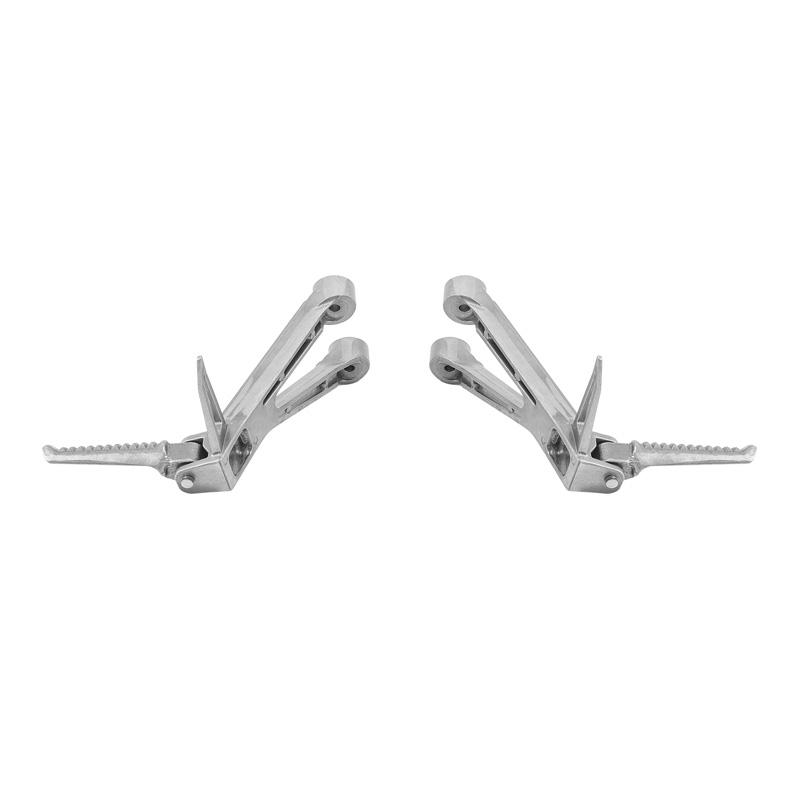 Motorcycle Passenger Foot Regs Brackets Mount Set For Honda CB650R CBR650R 2019-2025