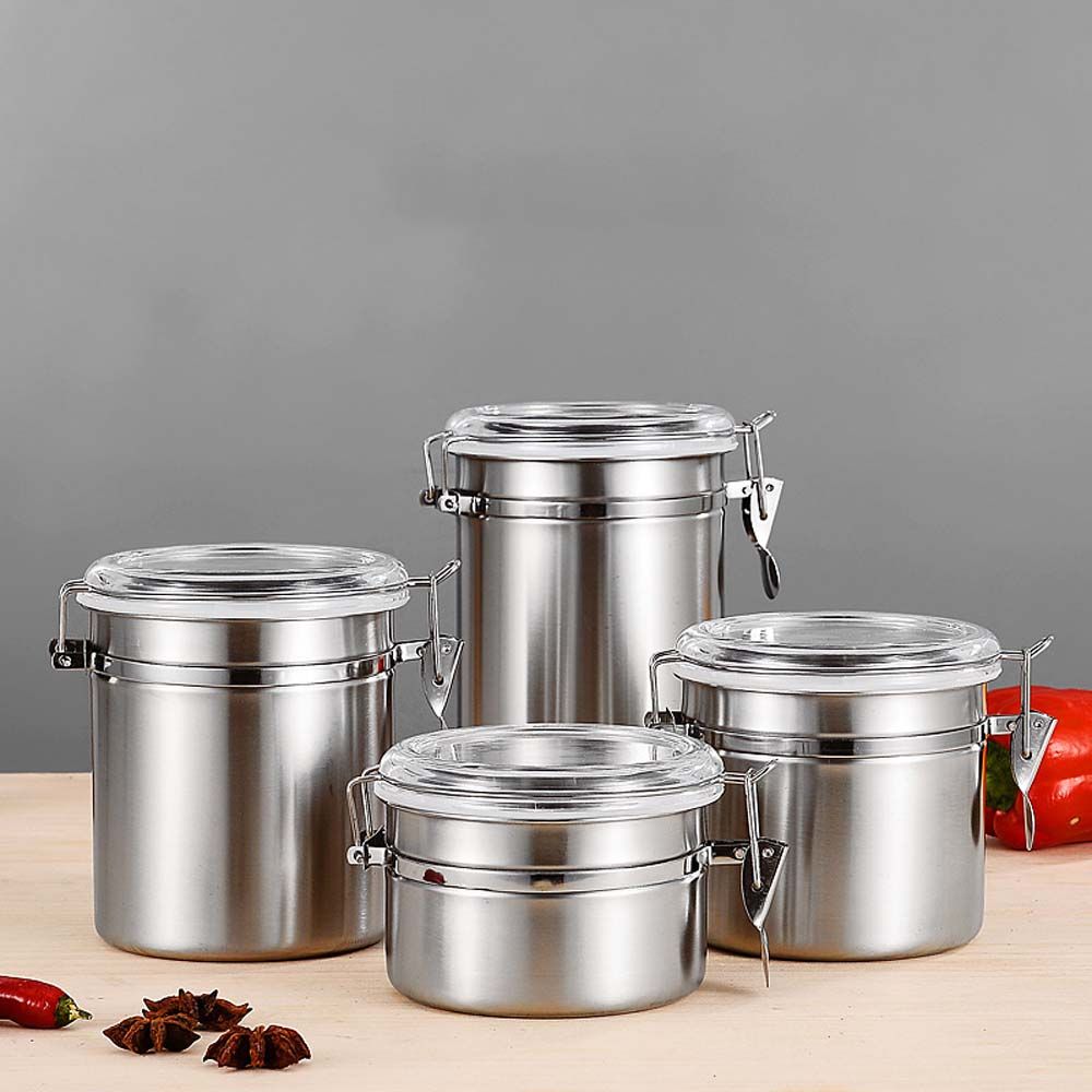 Powder Kitchen Tool Dry Good Sugar Jar Sealed Can Coffee Container Storage Bottle Fresh Storage Box